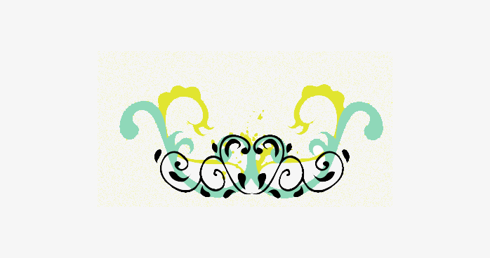 植物藤蔓花边线条花卷纹免扣透明png