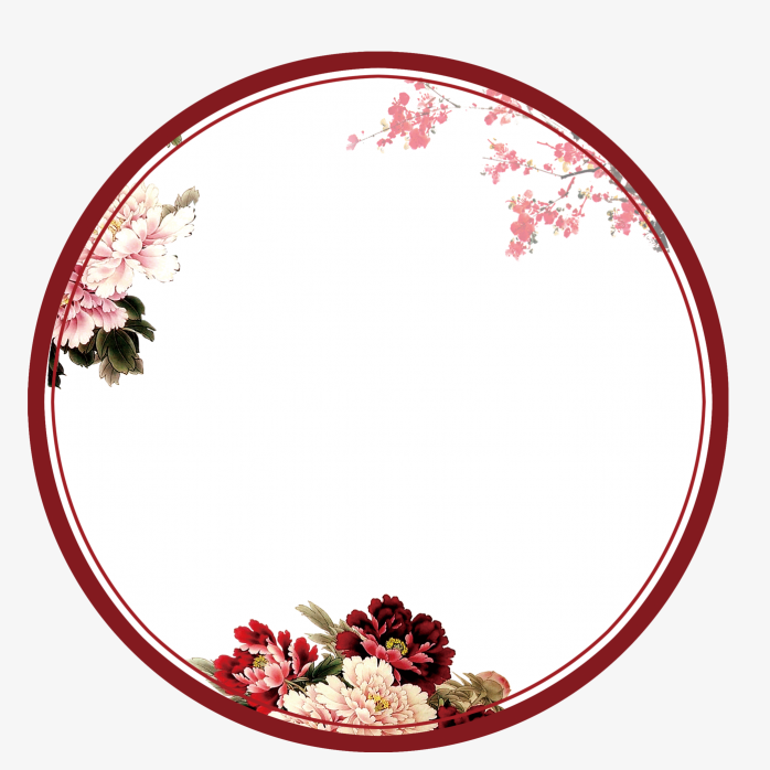 中国风相框png图片素材