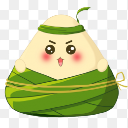 手绘棕子宝宝
