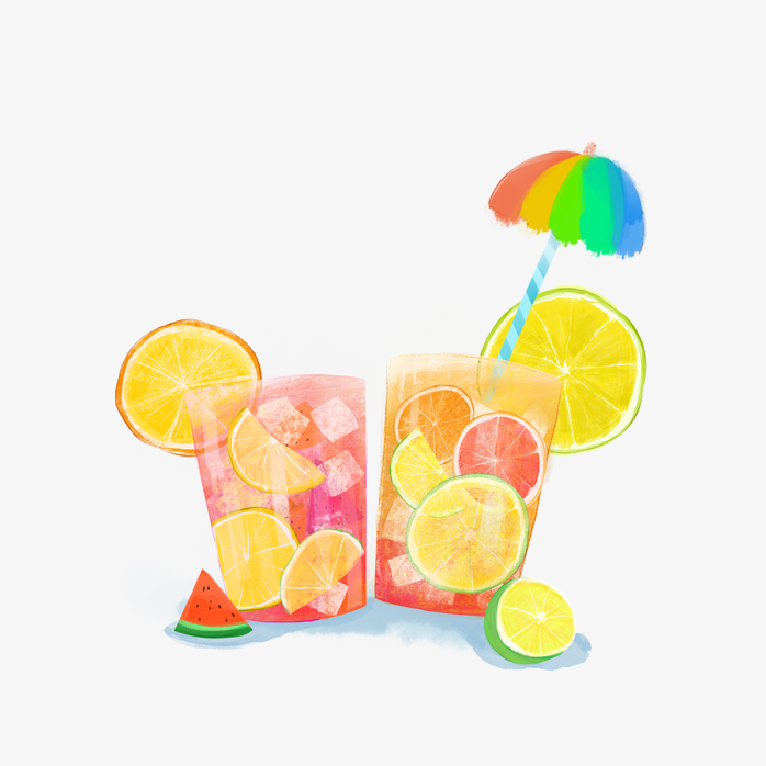 卡通果汁