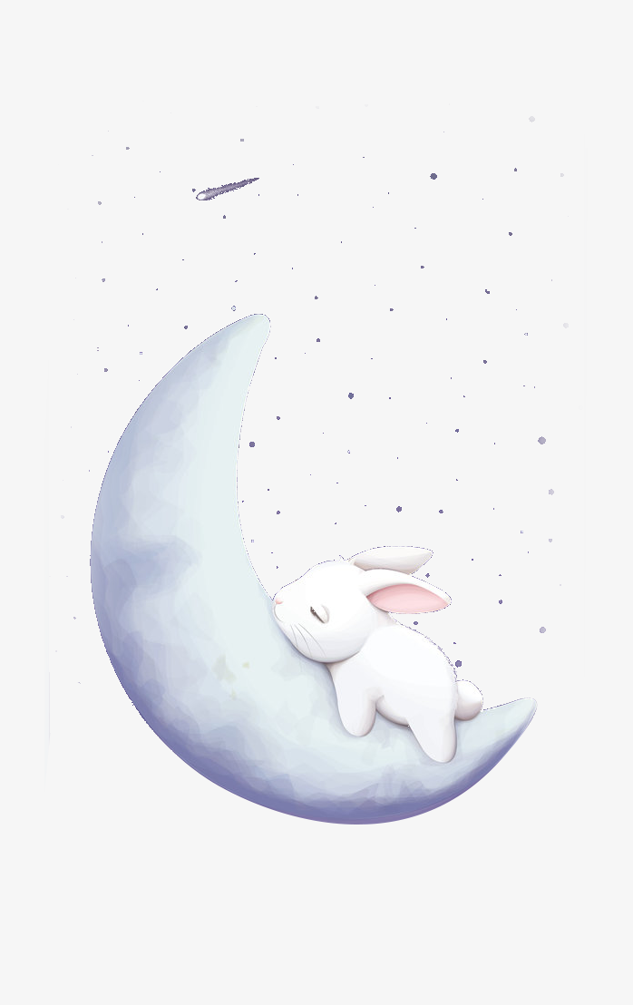 月亮上的小白兔