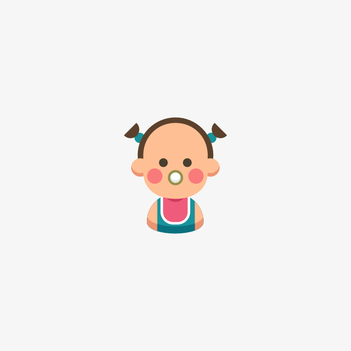 手绘卡通可爱婴儿baby人物图案头像PNG素材