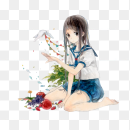 卡通美女