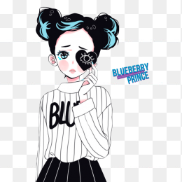手拿遮挡物的女孩
