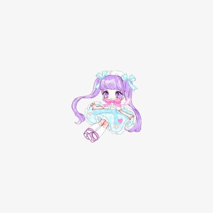 紫头发女孩