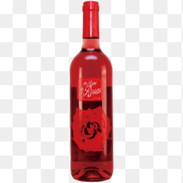 一束玫瑰甜红葡萄酒