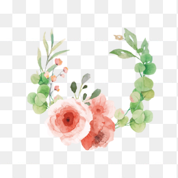 花环水彩