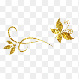 装饰金色花纹