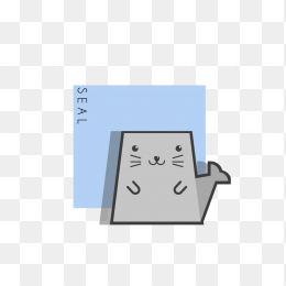 可爱海豹