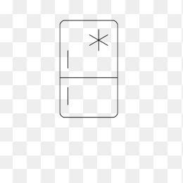 冰箱简约线条