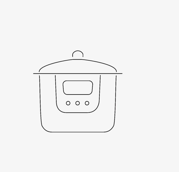 电饭煲简约线条