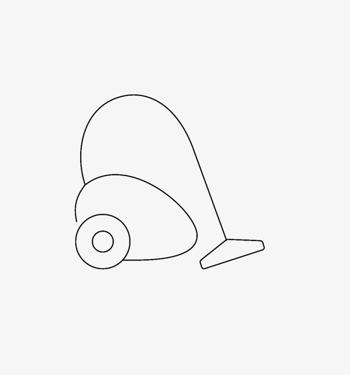 吸尘器简约线条