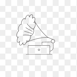 唱片机简约线条