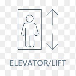 电梯上下线条图标