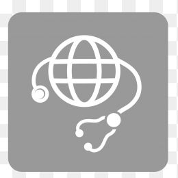 全球医疗扁平图标