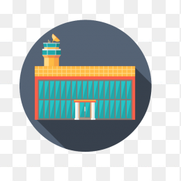 方形建筑图标
