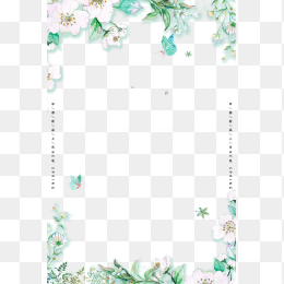 小清新banner背景边框素材