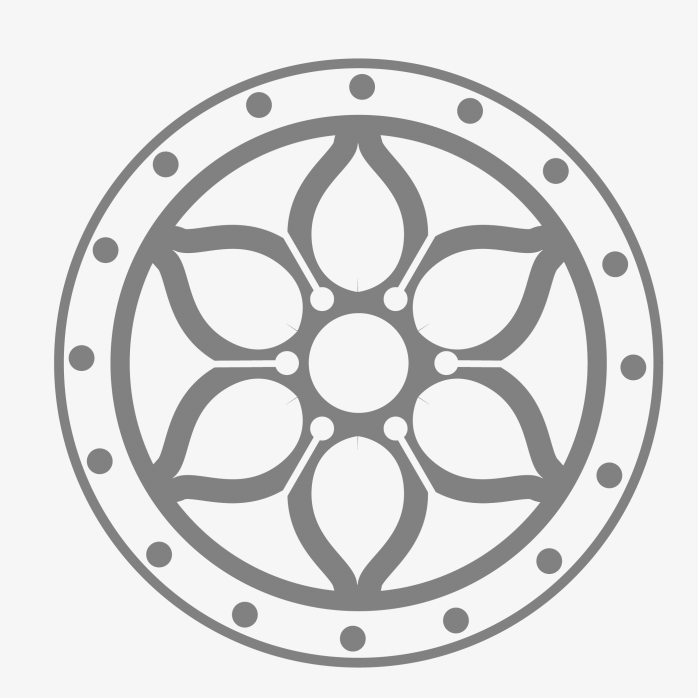 六瓣花纹