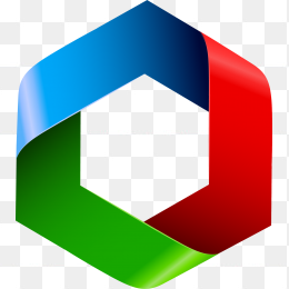 彩色立体logo