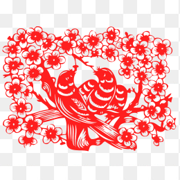 喜鹊梅花枝