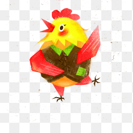 小鸡插画