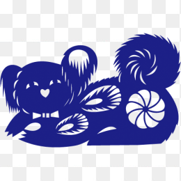 生肖，动物，剪纸，元素