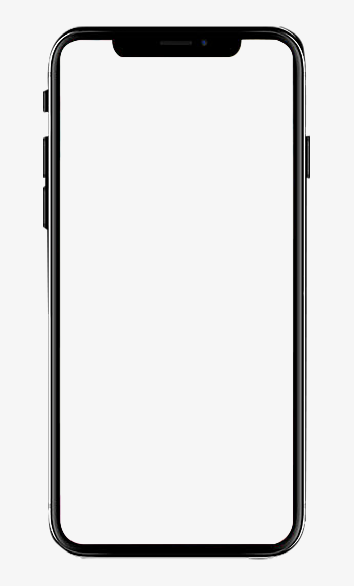 苹果手机边框轮阔图透明PNG