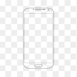 手机边框轮阔图透明PNG
