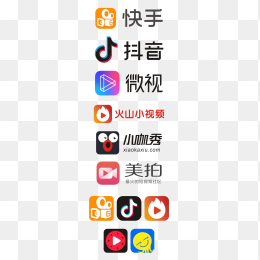 一组小视频logo集合抖音快手