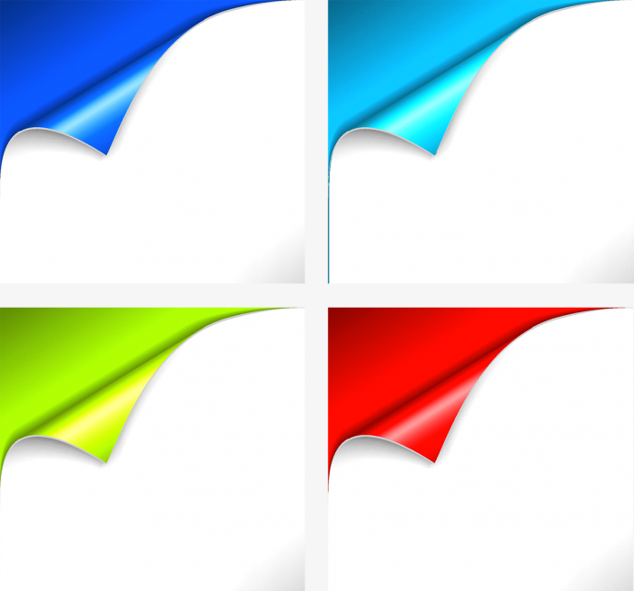 直角标签PNG，NEW