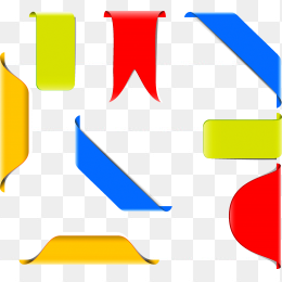 直角标签PNG