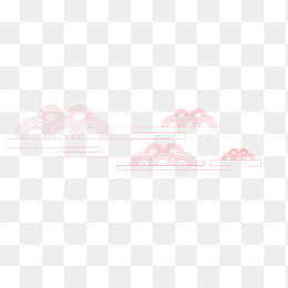中国祥云元素PNG