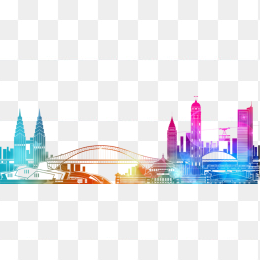 城市轮阔剪影