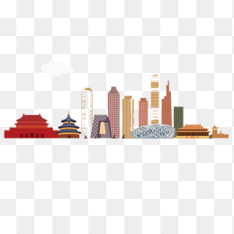 城市轮阔剪影