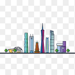 城市轮阔剪影
