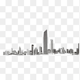 城市轮阔剪影