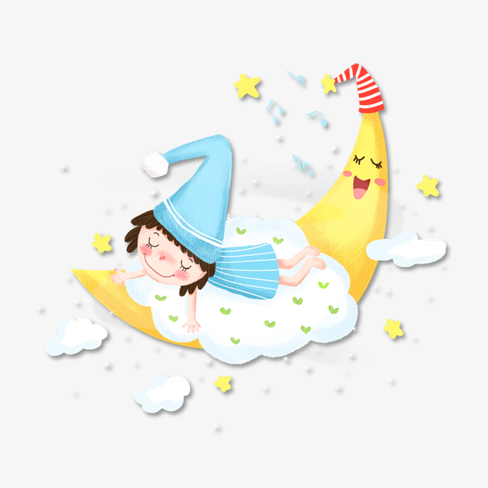 睡梦中的小女孩