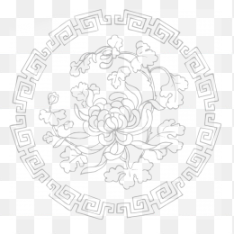 欧式花纹平铺底纹图