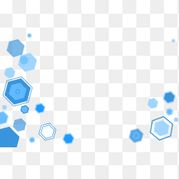 蓝色几何图案