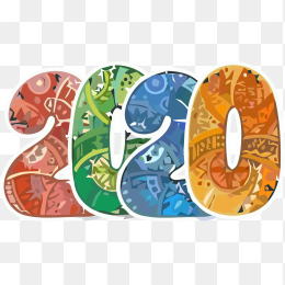 2020元旦艺术字
