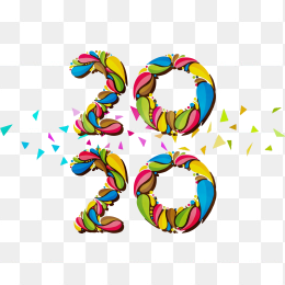 2020元旦艺术字
