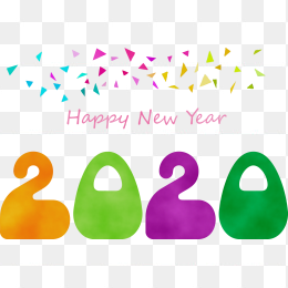 2020元旦艺术字