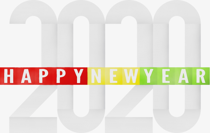 2020元旦艺术字