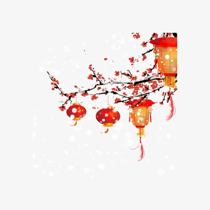 梅花  中国风新年装饰边框