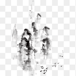 水墨山水画
