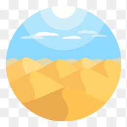 手绘风景图标