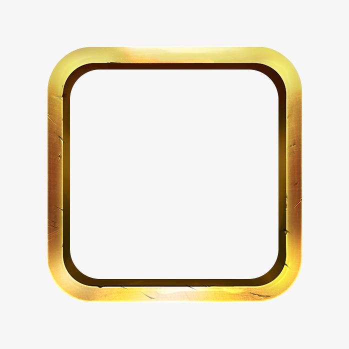 金色金属质感边框
