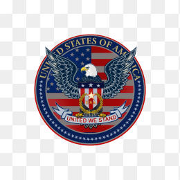 美国白头鹰徽章logo