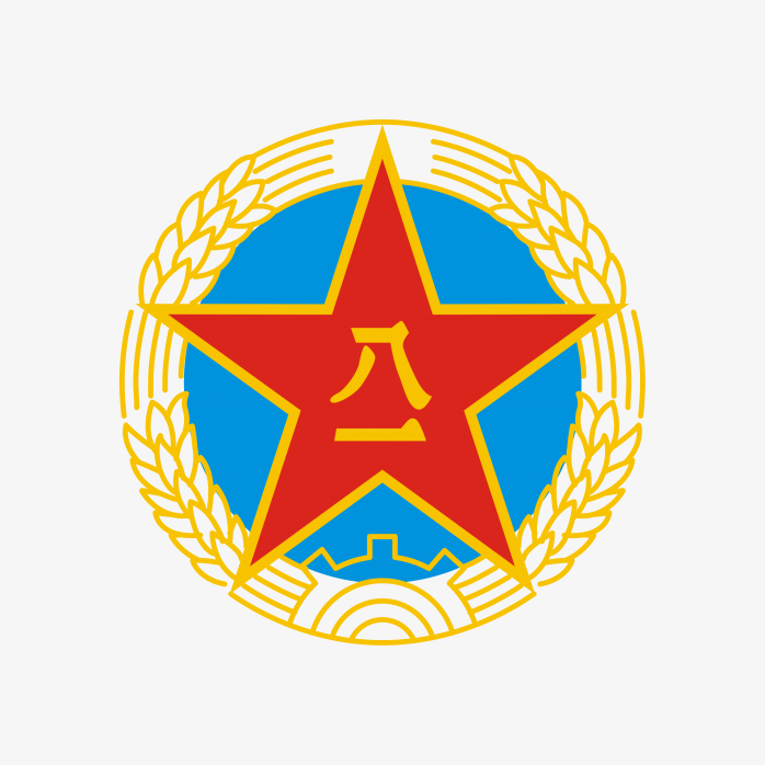 中化人民共和国陆军徽章logo