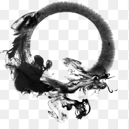 水墨中国龙素材